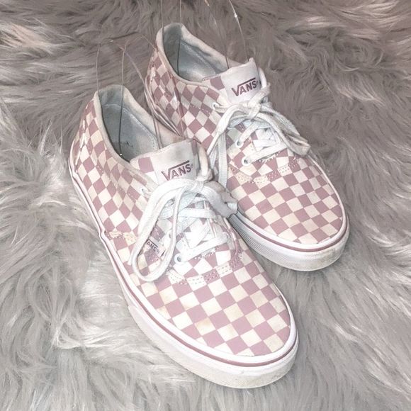 Vans Other - Vans Checkered Purple Sneakers